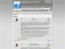 Tablet Screenshot of paul.luminos.nl