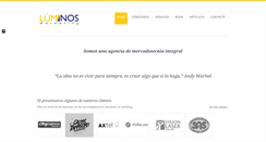 Desktop Screenshot of luminos.com.mx